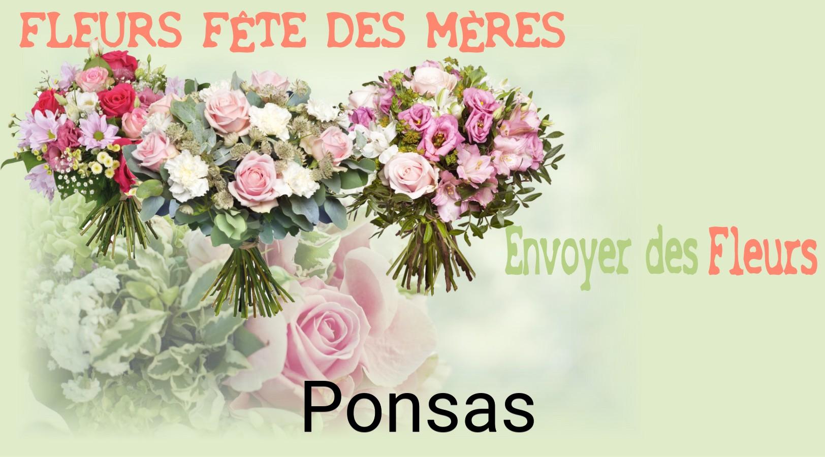 Bouquet de Fête des Mères livré à Ponsas